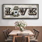 Winter Wonderland Friend Love - Floater Framed Canvas Print