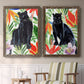 Panther's Paradise I - Premium Framed Canvas 2 Piece Set - Ready to Hang