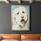 Labradoodle II - Modern Framed Canvas Print