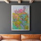 Rise and Bloom - Modern Framed Canvas Print