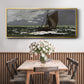 Stormy Seascape, 1867 - Floater Framed Canvas Print