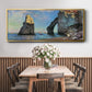 The Rocky Cliffs of Étretat - Floater Framed Canvas Print