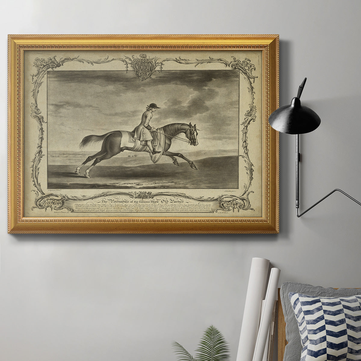 Distinguished Horses I Premium Framed Canvas- Ready to Hang