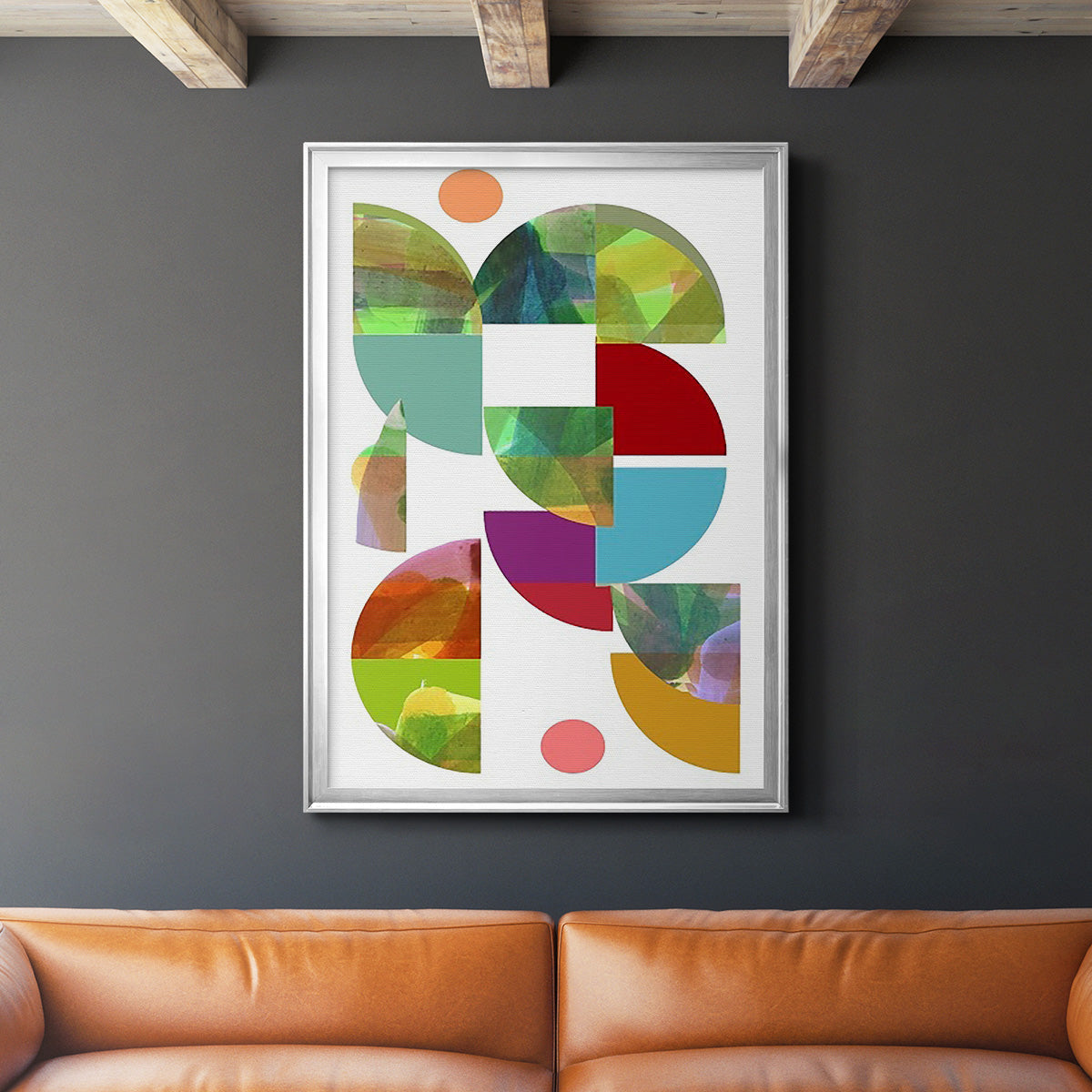 Dorset Shapes I - Modern Framed Canvas Print