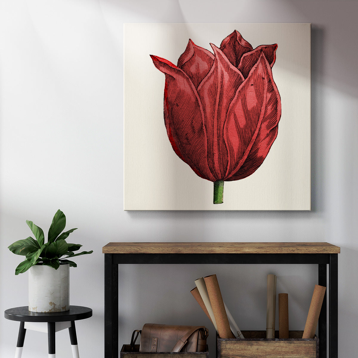 Tulip Garden II - Canvas Art Print