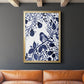 Indigo Song II - Modern Framed Canvas Print