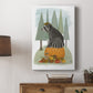 Raccoon On Pumpkin - Canvas Art Print