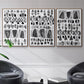 Grey Arches I - Floater Framed Canvas Set
