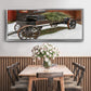 Country Store Wagon - Floater Framed Canvas Print