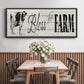 Bless This Farm - Floater Framed Canvas Print
