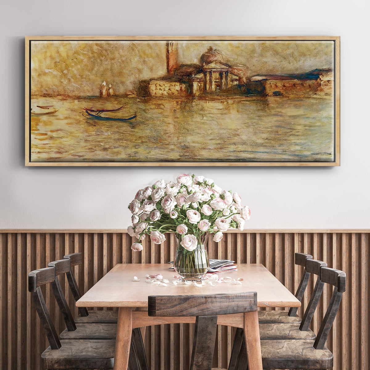 Venice, San Giorgio Maggiore, 1908 - Floater Framed Canvas Print