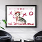Puppy Valentine Collection A - Modern Framed Art Print