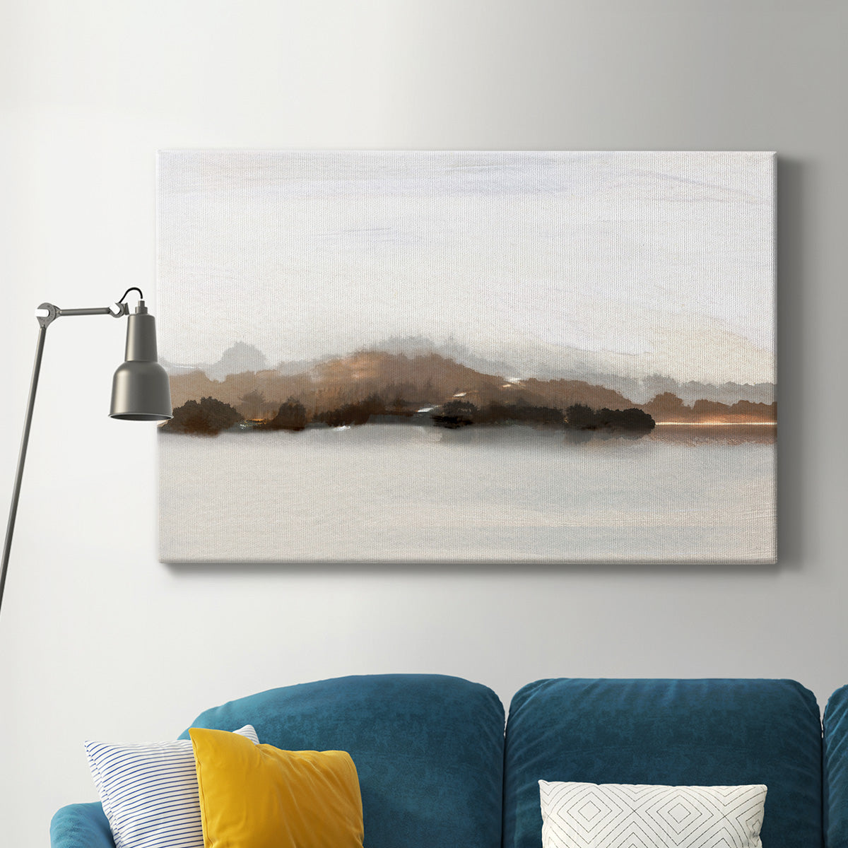 Slauson Mountain at Dusk Premium Gallery Wrapped Canvas - Ready to Hang