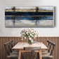 City Blue - Floater Framed Canvas Print