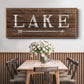 To the Lake - Floater Framed Canvas Print