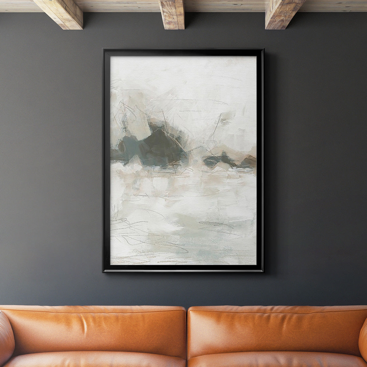 Horizon Break I - Modern Framed Canvas Print