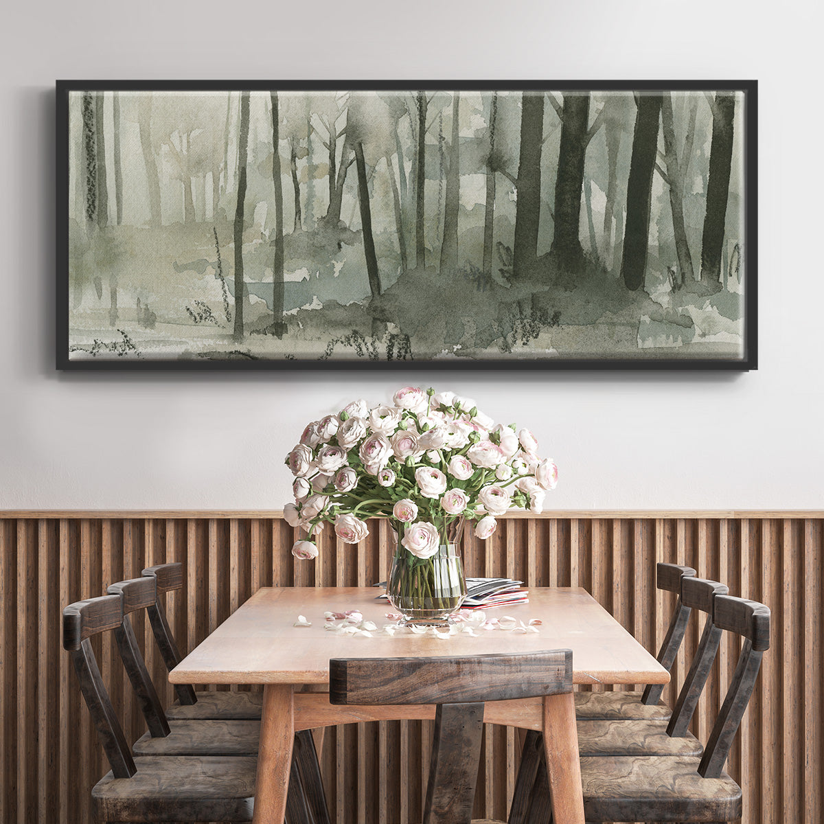 Into the Woods II - Floater Framed Canvas Print