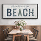 Beach Better - Floater Framed Canvas Print