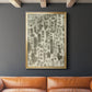 Watercolor Metric I - Modern Framed Canvas Print