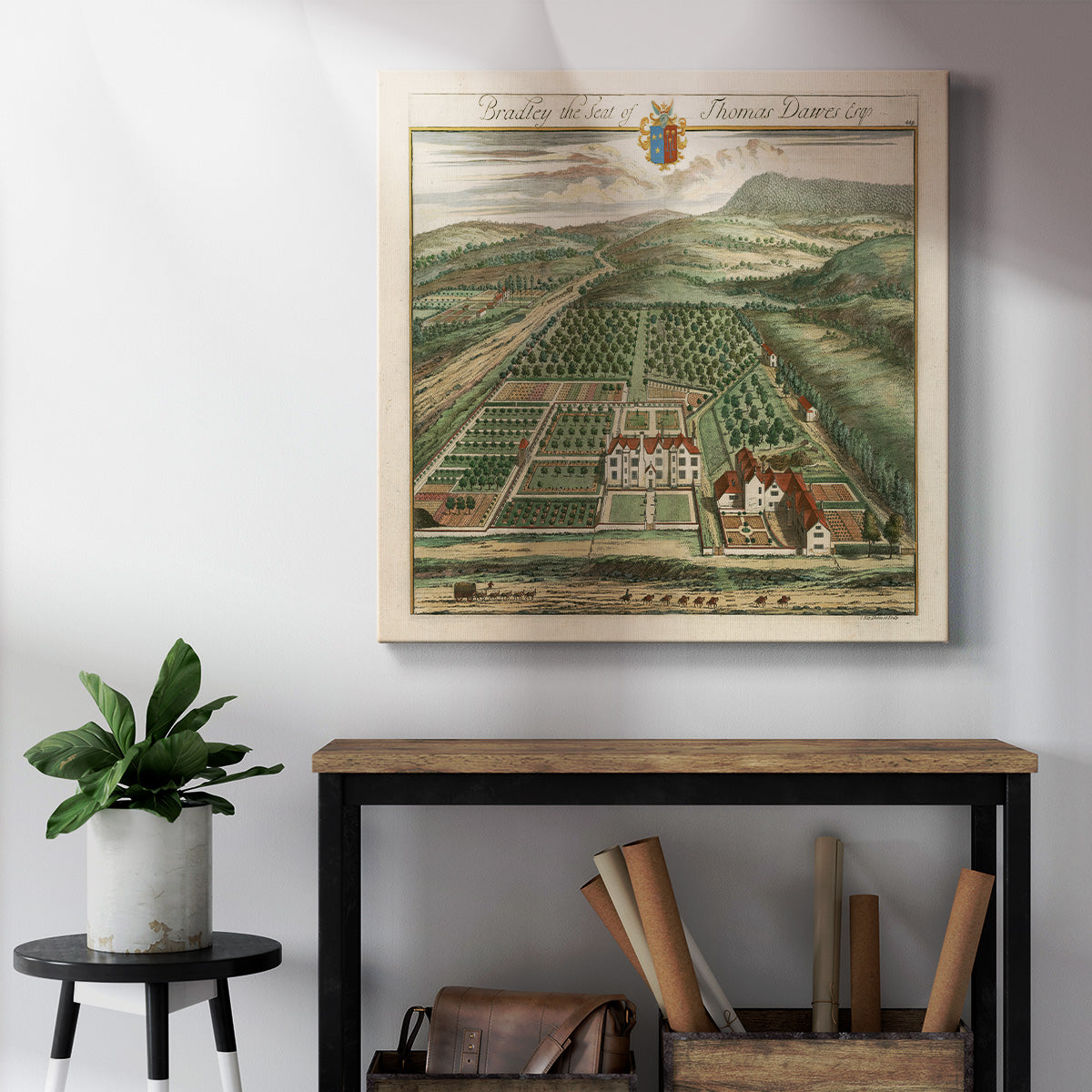 Kip's Garden Views I-Premium Gallery Wrapped Canvas - Ready to Hang