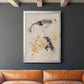 Charcoal Remnants I - Modern Framed Canvas Print