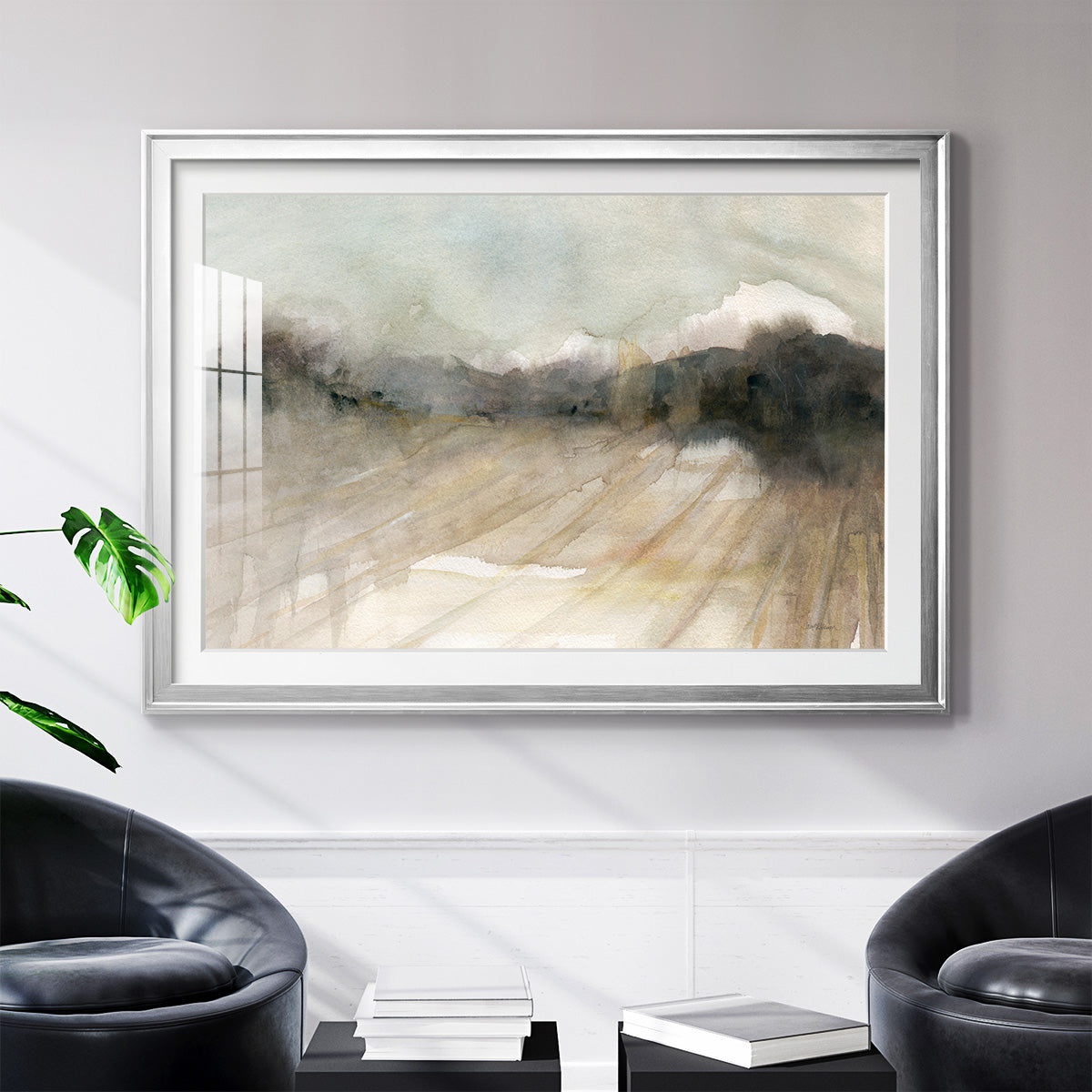 Abstract Field - Modern Framed Art Print