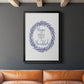 Hanukkah Wreath - Modern Framed Canvas Print