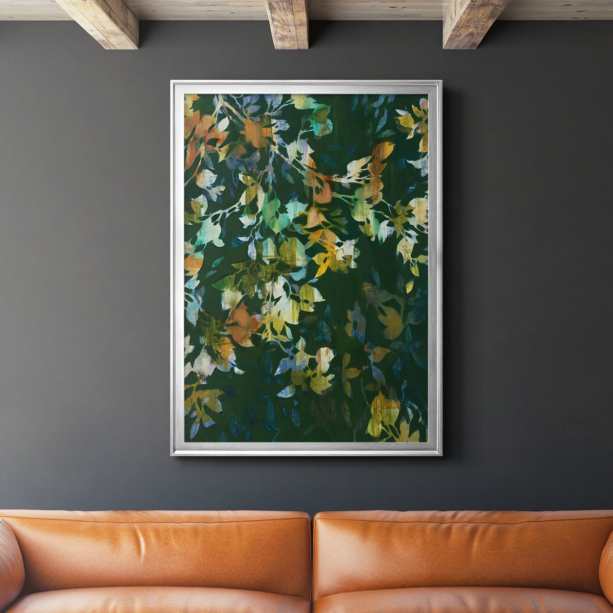 Whirlwind II - Modern Framed Canvas Print