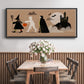 Graphic Halloween Collection D - Floater Framed Canvas Print