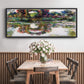 Rose Flowered Arches at Giverny, 1913 - Floater Framed Canvas Print