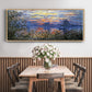 Sunset on the Seine - Floater Framed Canvas Print
