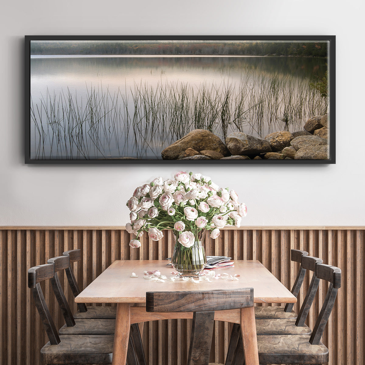 Wanderlust - Floater Framed Canvas Print