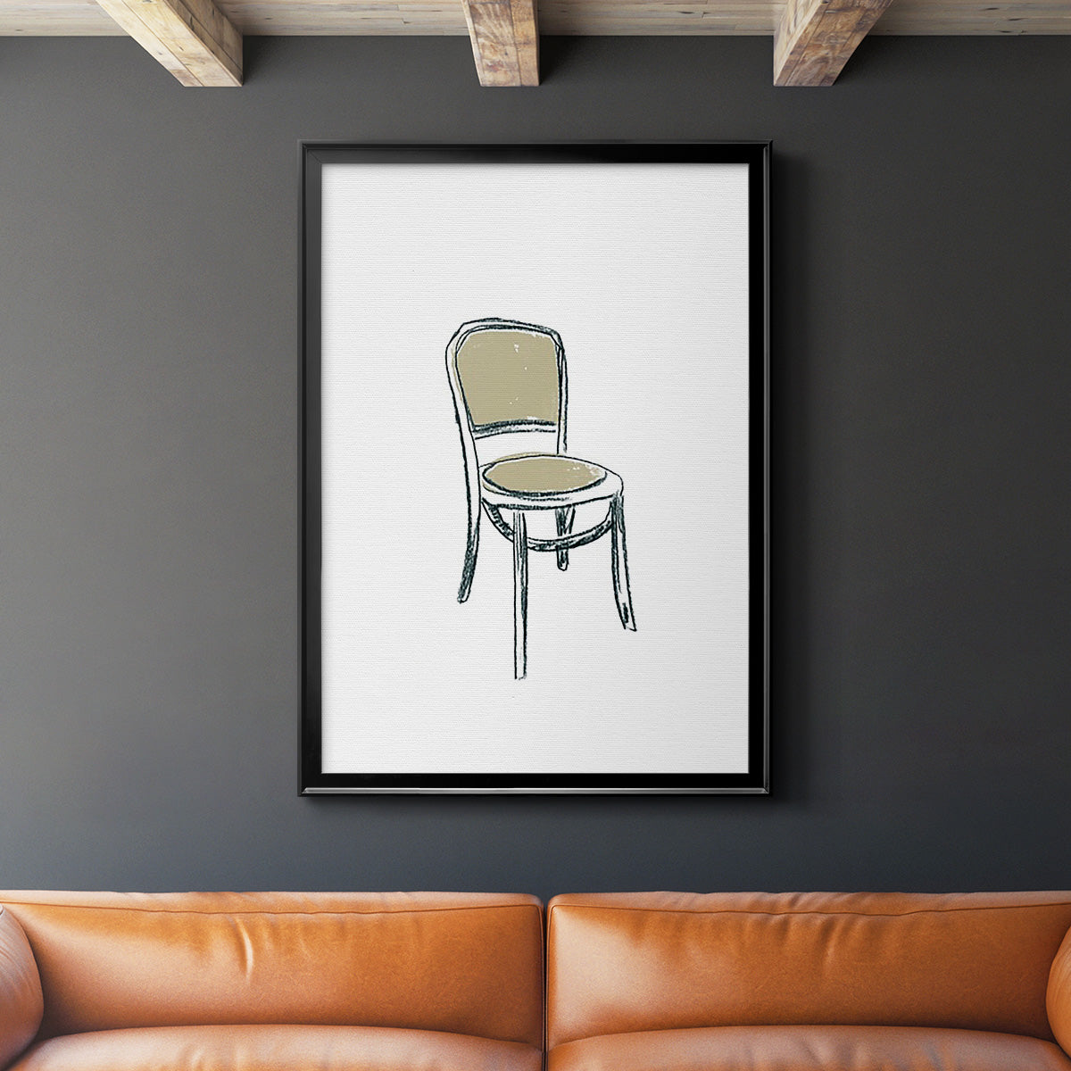 Take a Seat XI - Modern Framed Canvas Print