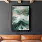 Crashing II - Modern Framed Canvas Print