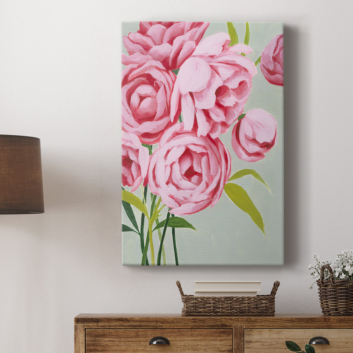 This Year's Peonies II - Canvas Art Print