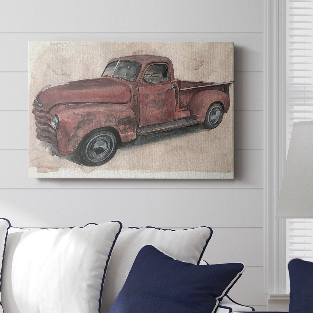 Antique Pickup I - Canvas Art Print