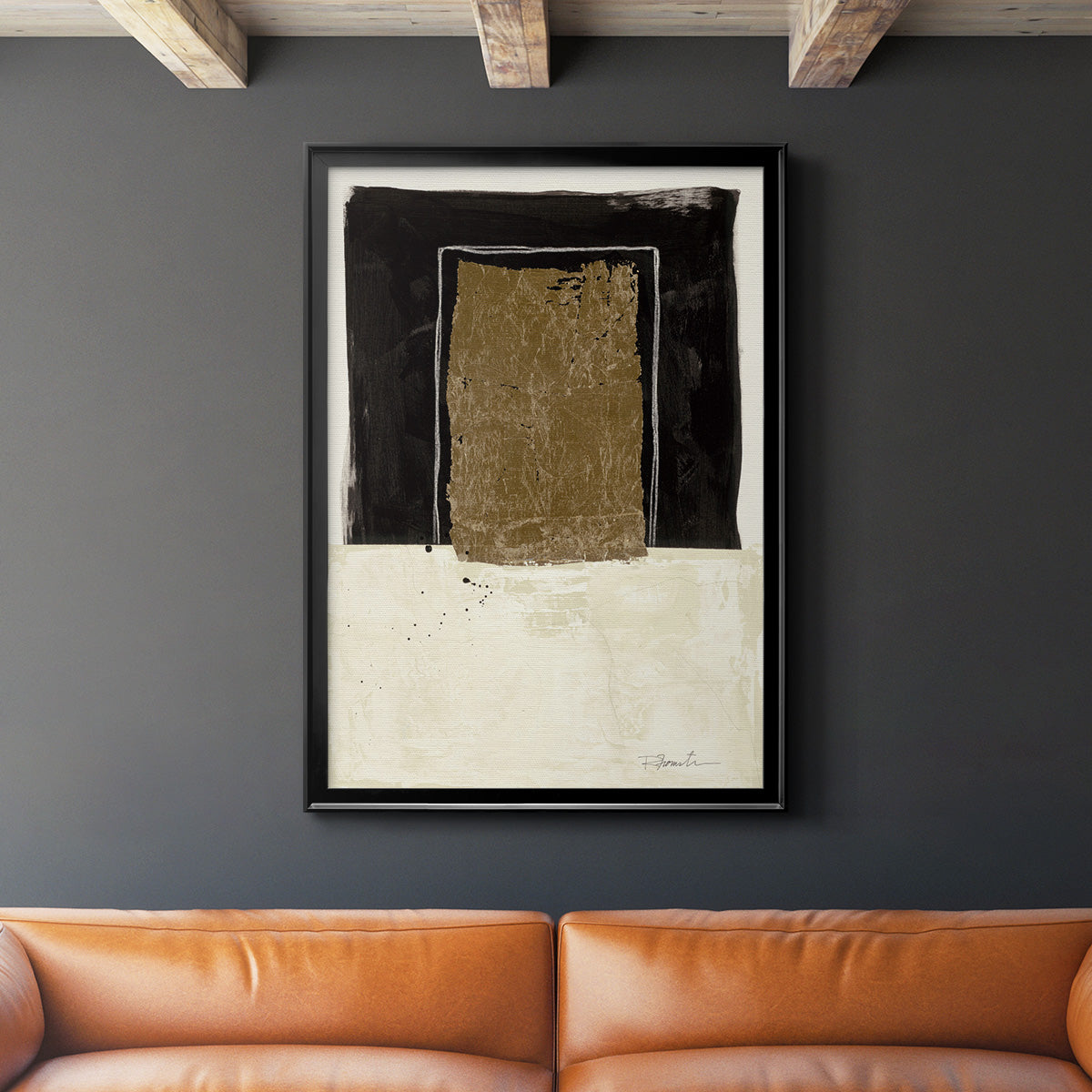 Standing Strong I - Modern Framed Canvas Print