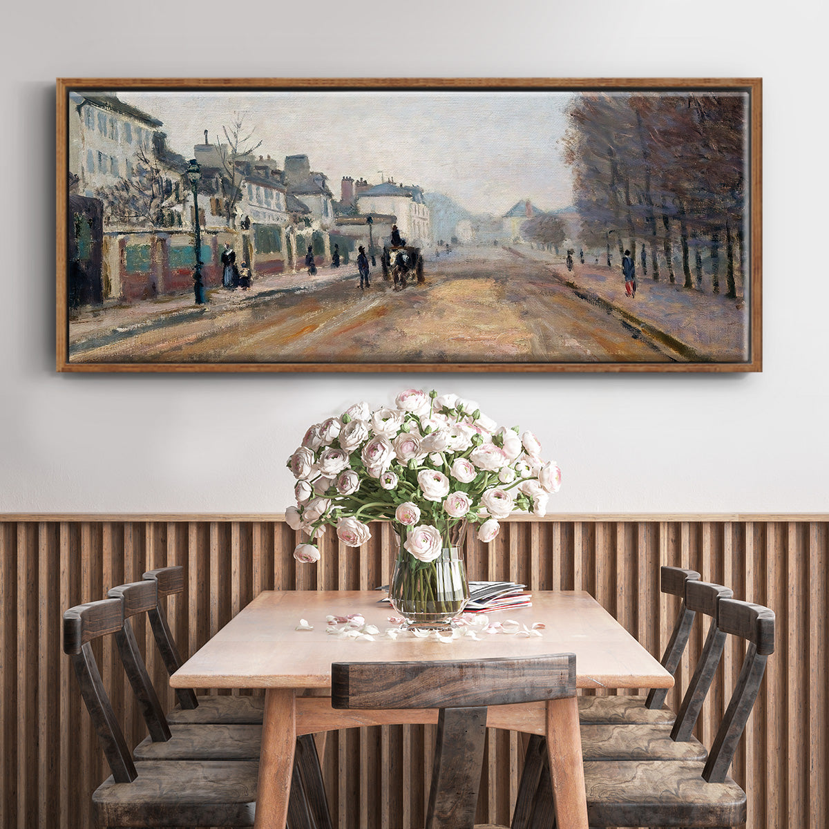 The Boulevard of Heloise in Argenteuil, 1872 - Floater Framed Canvas Print