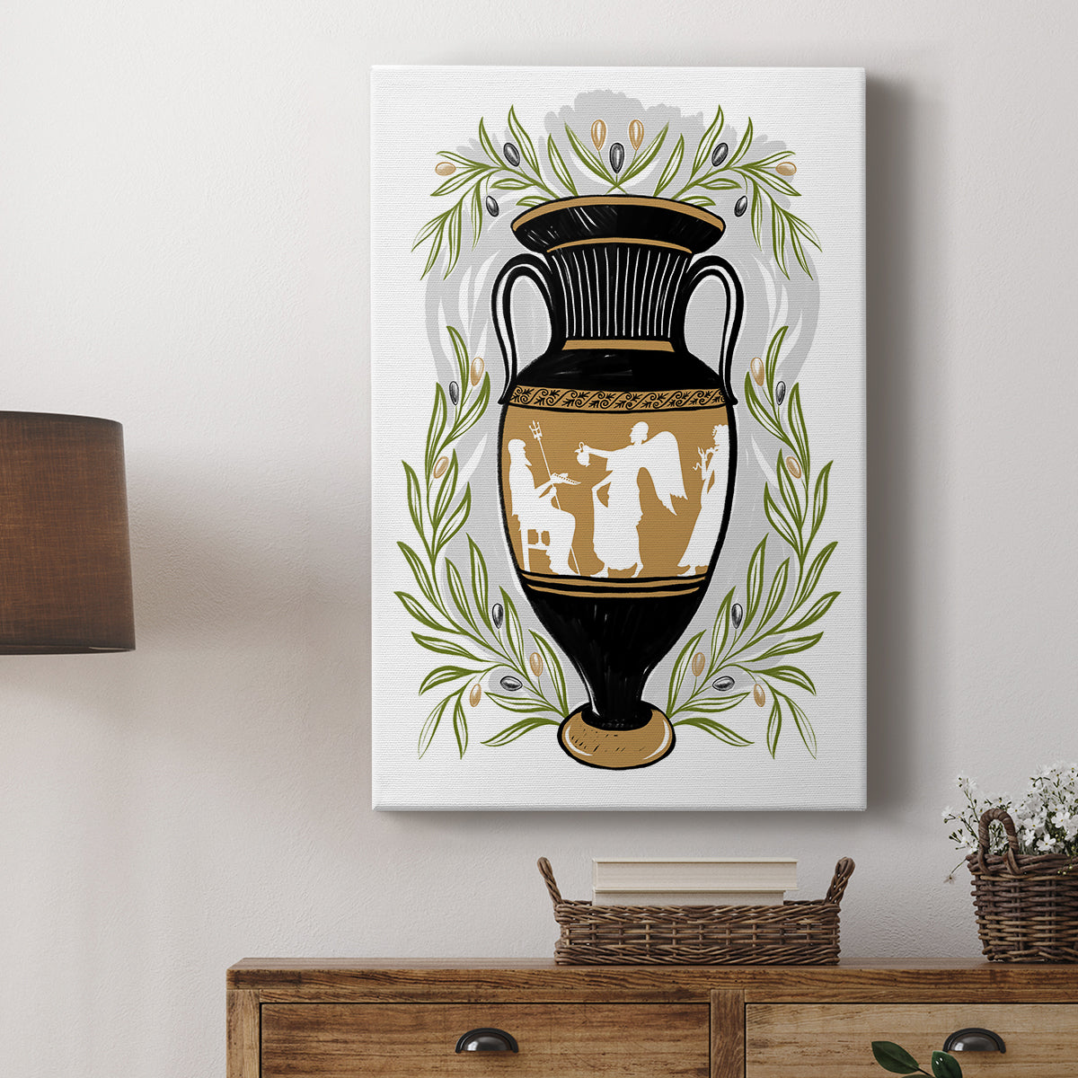 Greek Vases II - Canvas Art Print
