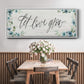 Let Love Grow - Floater Framed Canvas Print