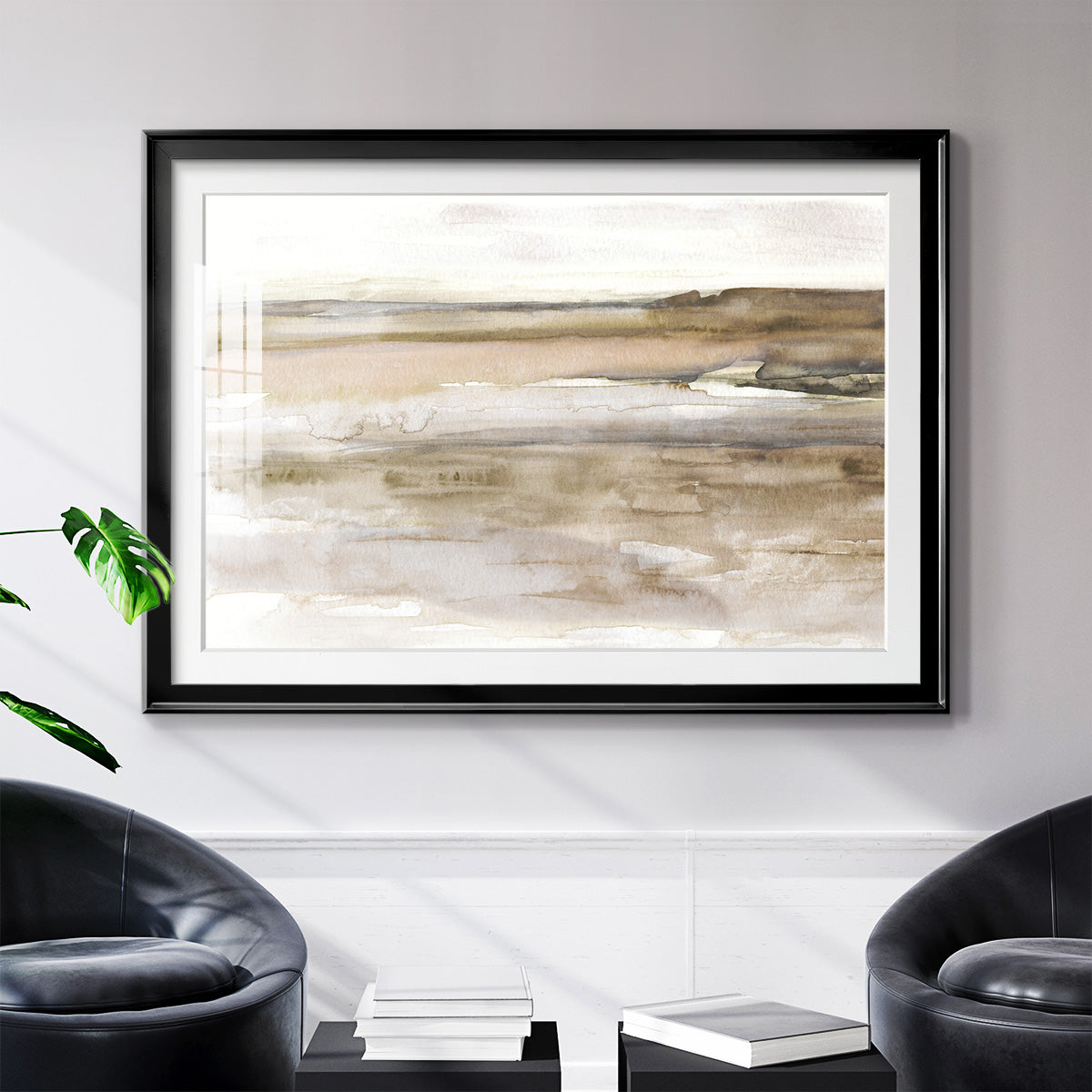 Sunset Bay - Modern Framed Art Print