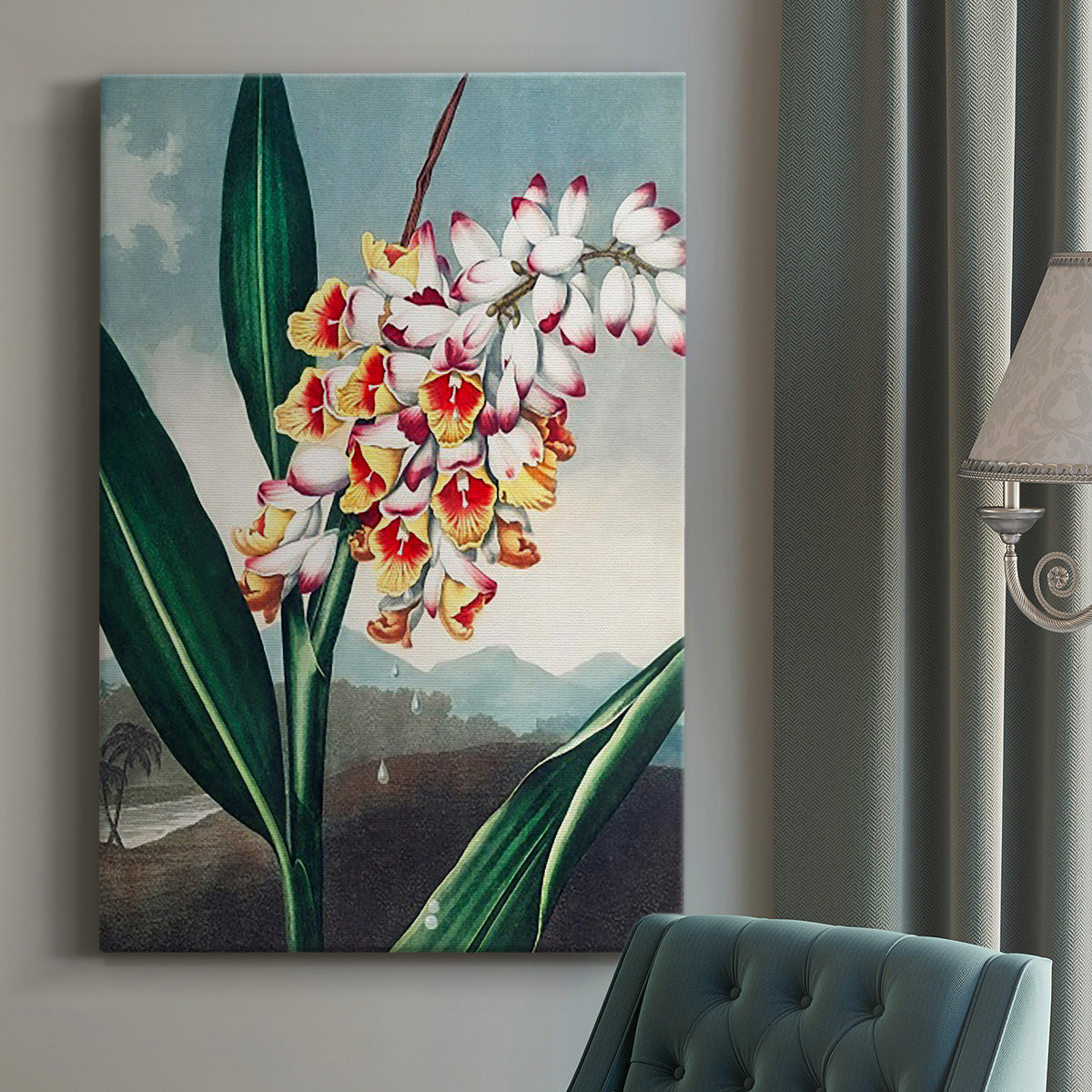 Temple of Flora VII - Canvas Art Print