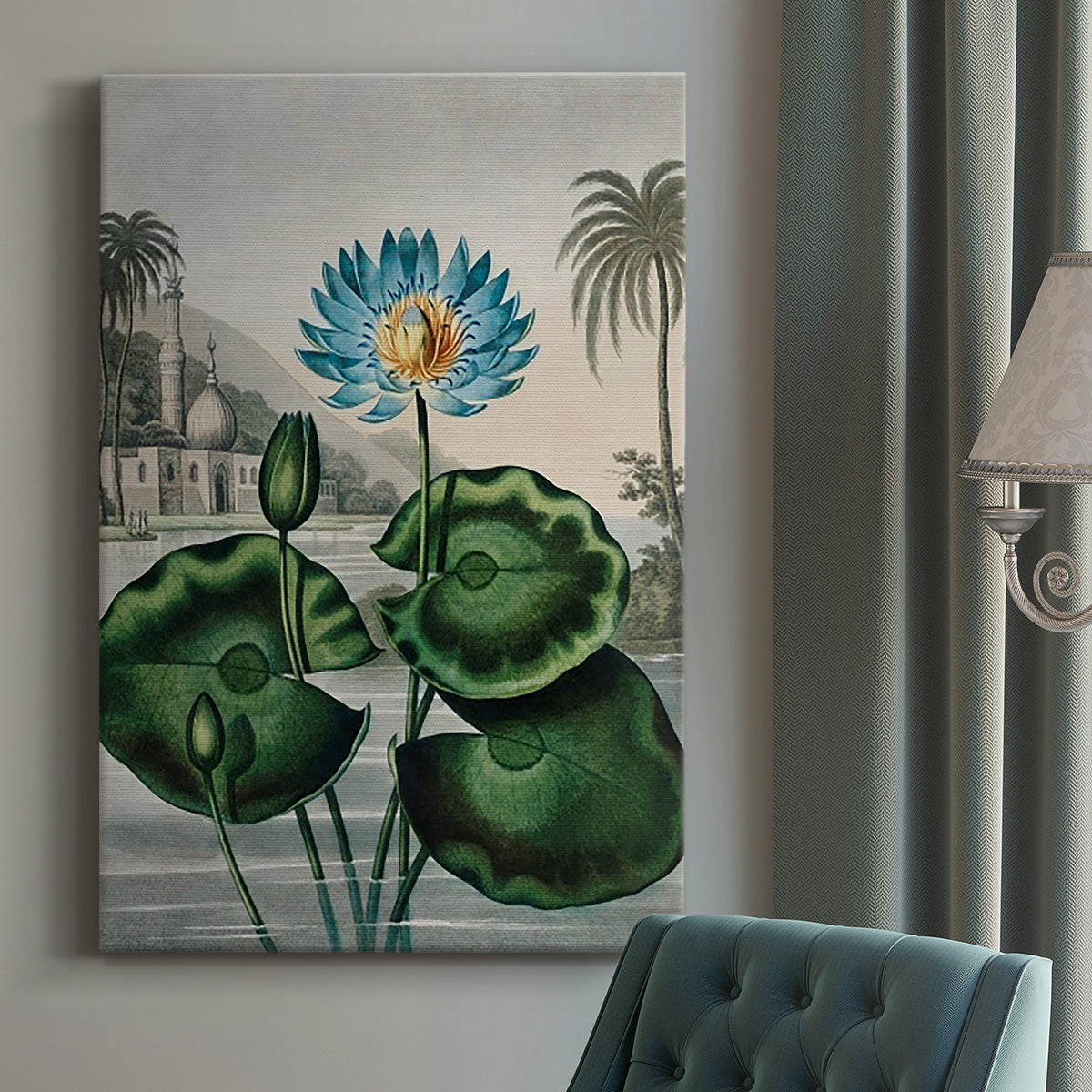 Temple of Flora IX - Canvas Art Print