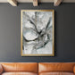 Marble Harmony - Modern Framed Canvas Print