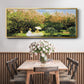 The Garden, 1872 - Floater Framed Canvas Print