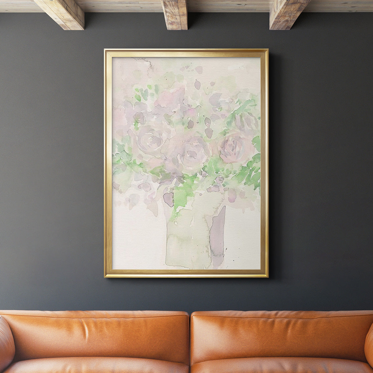 Natural Radiance II - Modern Framed Canvas Print