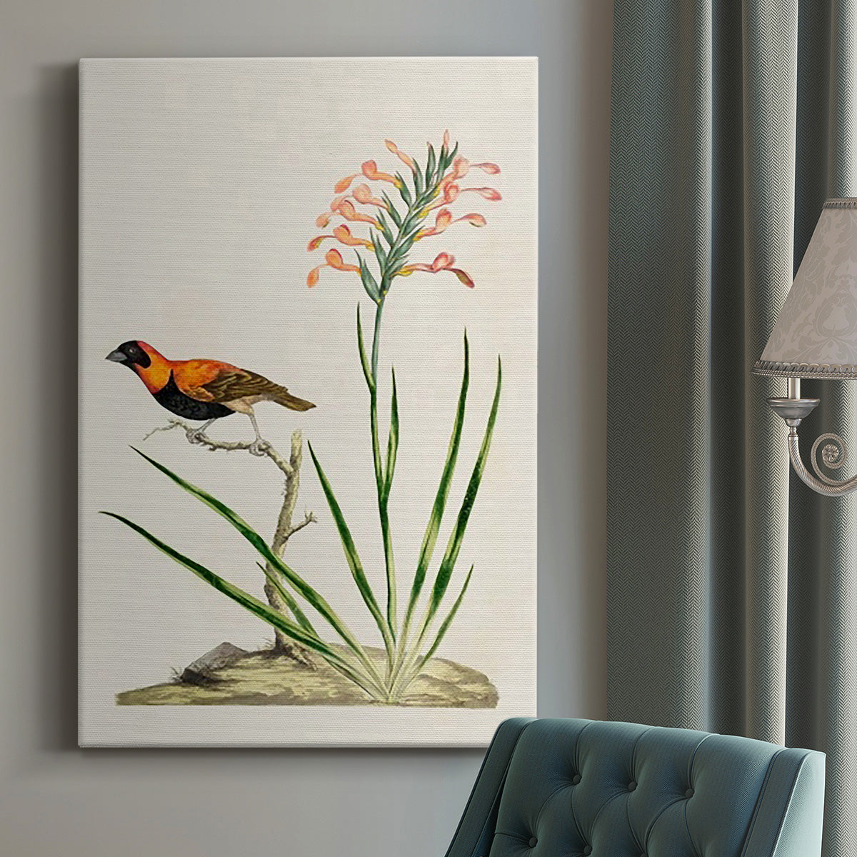 Bird in Habitat III Premium Gallery Wrapped Canvas - Ready to Hang