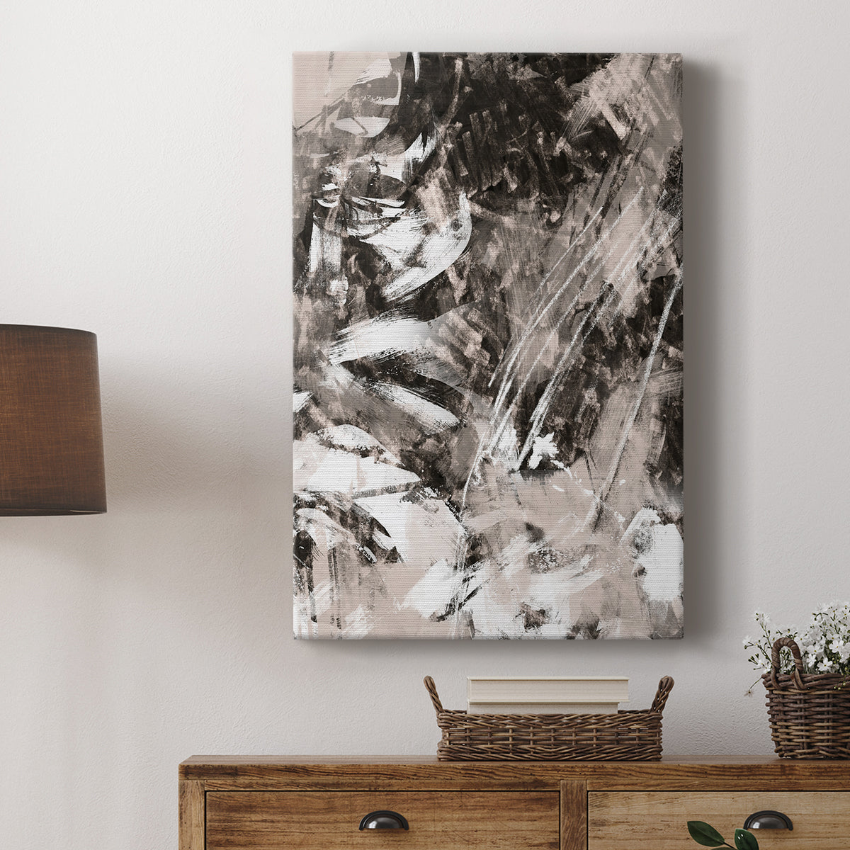Blush Blackboard II - Canvas Art Print