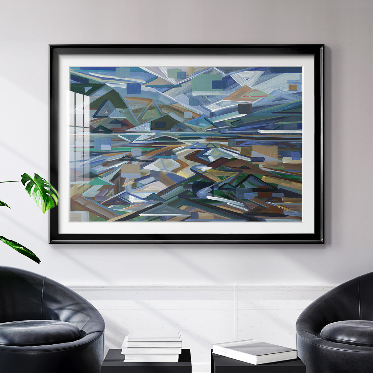 Low Tide - Modern Framed Art Print