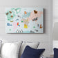 Animal Map - Canvas Art Print